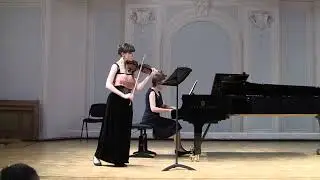 К.Дебюсси, Соната для скрипки и ф-но соль минор. Исп. В.Тульская (скрипка), Т.Афанасьевская (ф-но)