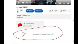 how to youtube video comment turn on | fixed 100%