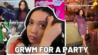 GRWM FOR AN INFLUENCER PARTY | THOUGHTS ON NYFW & HOW TO GET INVITED