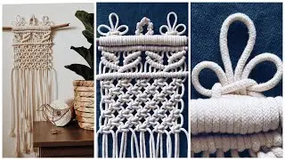 DIY: Macrame festoons / Tutorial Macrame Wall Hanging