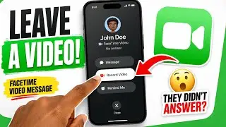 How to Leave a FaceTime Video Message on iPhone
