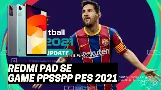 Redmi Pad SE Game PPSSPP PES 2021