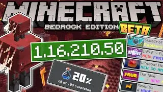 Minecraft Bedrock ✅ BETA1.16.210.50 ✅ Ambient + Servers ⚔️[ Change Log ] MCPE / Xbox / Windows 10