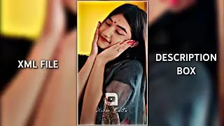 Itni Beautiful Ho 🌸 XML | New Trend 🍂 | New XML File 🦋 | Alight Motion XML File By 
