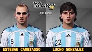 PES 2021 - PREVIEW ORDER FACEPACK ARGENTINA ( ESTEBAN CAMBIASSO & LUCHO GONZALEZ)