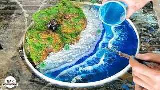 Ocean Epoxy Table 🌊 Wood and Woodworking Projects \ Resin Art