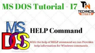 help command in dos