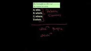 Who, which , where , when 