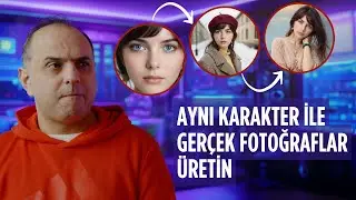 Aynı Karakter ile Gerçek Fotoğraflar Üretebileceğiniz Ücretsiz, Telifsiz Yapay Zeka 🤖