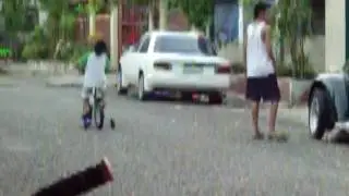 Justin biking