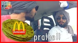 Desi Punjabi at McDonald Drive-through