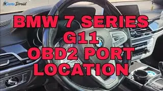 BMW 7 Series G11 2015–2022 OBD2 Diagnostic Port Location 👨‍🔧🚗
