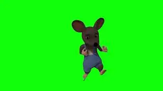 Mouse dance green screen Animation 