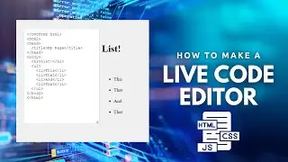 How to make Live Code Editor with HTML, CSS and JavaScript