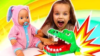 La pasta de dientes favorita de Lina. Vídeos de Baby Born para bebés