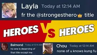 Strongest Hero in MLBB Server...?