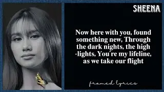 BINI - Here With You Lyrics (Framed)
