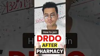 Join DRDO after Pharmacy | DRDO Pharmacist #shorts