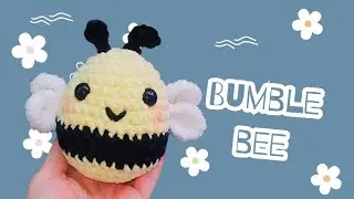 Easy Cute Bumble Bee Amigurumi Tutorial 🐝 | Step-by-Step Guide for Beginners