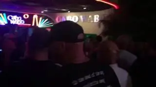 Line outside of Cabo Wabo for 10/13/16 B-day Bash