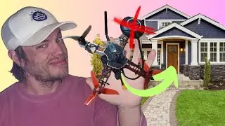 How to fly an optical flow drone inside (and crash)