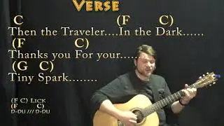 Twinkle Twinkle Little Star - Fingerstyle Guitar Cover Lesson in C Major with Chords/Lyrics