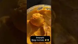 Homemade Mango Icecream #shorts #thebakingfairy #food #cook