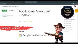 App Engine: Qwik Start - Python  | Gamers, start your App Engines! | 