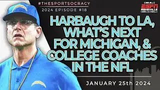 🔴   Harbaugh Back In NFL, Threadbare Championship Week   LIVE!  ESPN Radio Asheville 01.25.2024