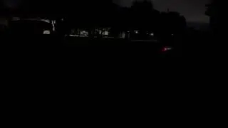 Traxxas bandit VXL at night with lights. VERY FAST.