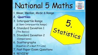 5.2 Statistics 2: Quartiles - National 5 Maths Lessons - @MrThomasMaths