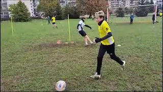Trening na pozycji 8/10. Zawodnicy 12-13 lat. @pomorskaakademiapikarskagr2241
