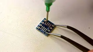 Soldering SOP-8 onto DIP adapter