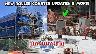 Dreamworld Gold Coast | New Roller Coaster Construction, New Renovations & more!