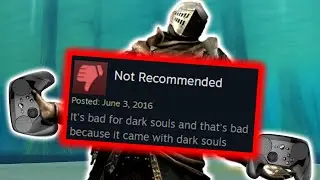 Beating Dark Souls with a Steam controller to prove it's a good controller - DARK SOULS Part 1