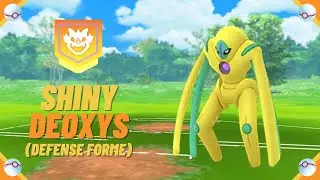 ✨ Shiny Deoxys (Defense Forme) ✨ Caught at Three Horseshoes Gym [Pokemon GO] #shorts