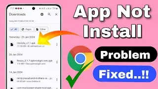 chrome se app install nahi ho raha hai |app not installed problem | app install problem 2024