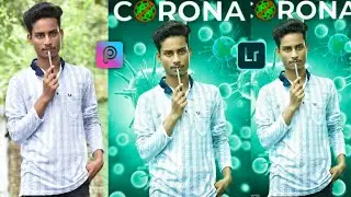 Corona virous photo Editing || new concept  photo Editing || corona virous concept || its anas editz