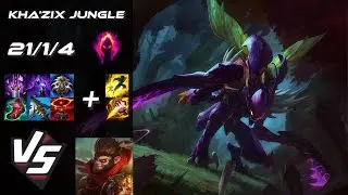 JUNGLE Kha'Zix vs Wukong - EU Grandmaster Patch 14.17