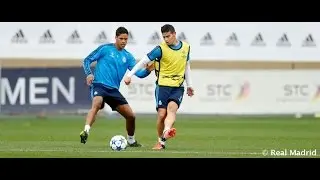 Último entrenamiento antes de nuestro partido ante el PSG