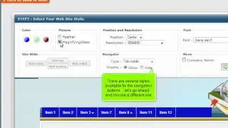 Changing your website style in RVSiteBuilder
