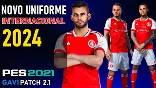 PES 2021 Atualizado | Novos Uniformes 2024 [GAVI PATCH 2.1]