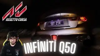 742HP INFİNİTİ Q50 - Traffic mod - Slap mod !!! | Assetto Corsa | G29 Gameplay