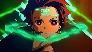 TANJIRO [EDIT/AMV] ! - I TOOK A PILL IN IBIZA - RM@6ft3 - ALIGHT MOTION - FREE PRESET?