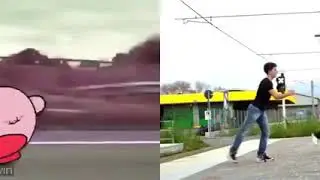 Speed of Kirb 1+3 simultaneously side-by-side because I