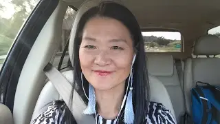 Sitting in car on highway