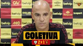 COLETIVA COM O TÉCNICO PEPA (AMÉRICA 2X1 SPORT)