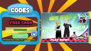 UPDATE 11, Roblox MIRACULOUS RP FELIX AND AMELIE Codes, Latest Roblox Codes *GET FREE CASH $*