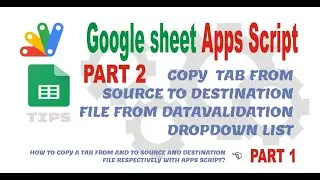 COPY TAB TO DESTINATION FILE  - C/W OPTION TO SELECT TABS FROM A DROPDOWN LIST - PART 2