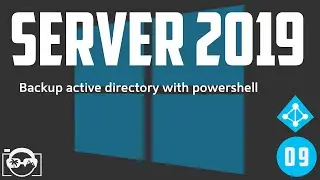 Create a backup schedule of active directory on Windows Server 2019 with powershell
